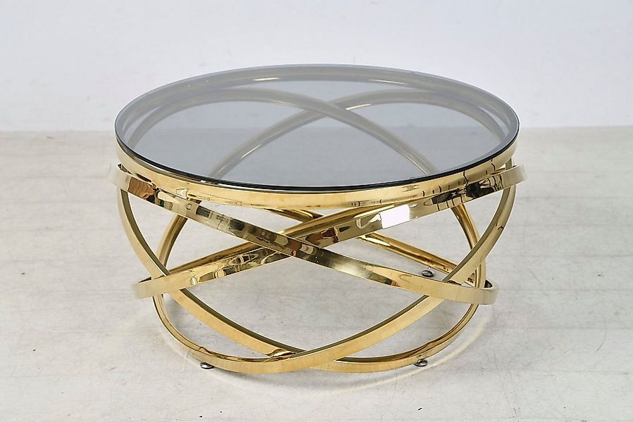 SalesFever Couchtisch mit Design-Gestell in Stainless Steel für stilvolles günstig online kaufen