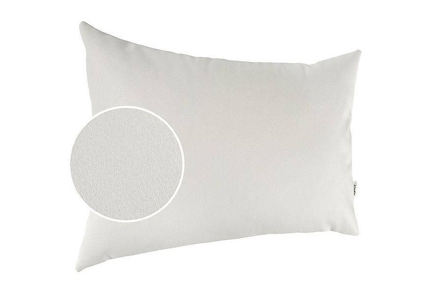 Kisska Dekokissen Kissenhülle KUMO atmungsaktive Kunstleder Kissenbezug Zie günstig online kaufen