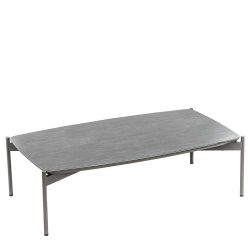 Designercouchtisch in Blaugrau und Dunkelgrau Glas beschichtet günstig online kaufen
