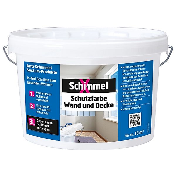 SchimmelX Schutzfarbe Wand und Decke 2,5, günstig online kaufen
