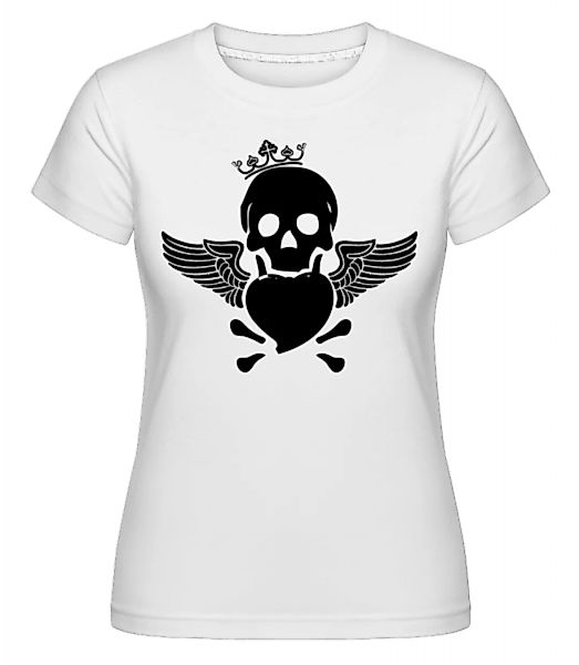 Skull Heart · Shirtinator Frauen T-Shirt günstig online kaufen
