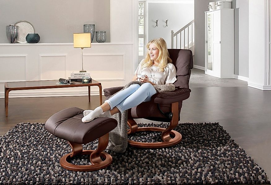 Stressless® Relaxsessel »Ruby«, (Set, Relaxsessel mit Hocker), mit Classic günstig online kaufen