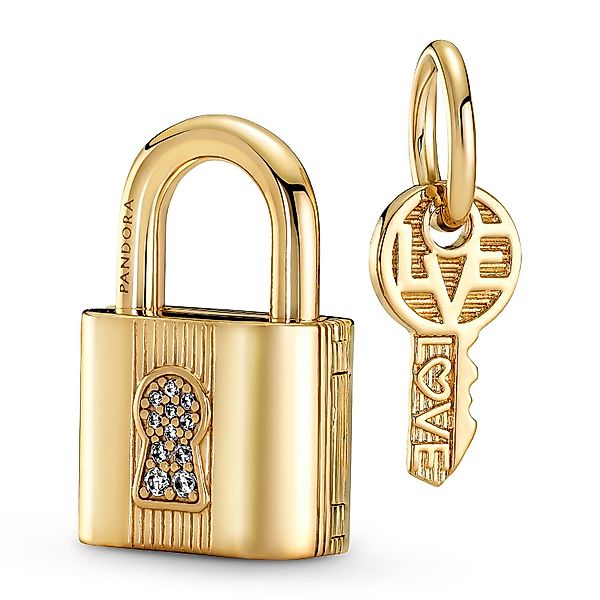Pandora Kettenanhänger Charm- Schloss & Schlüssel günstig online kaufen