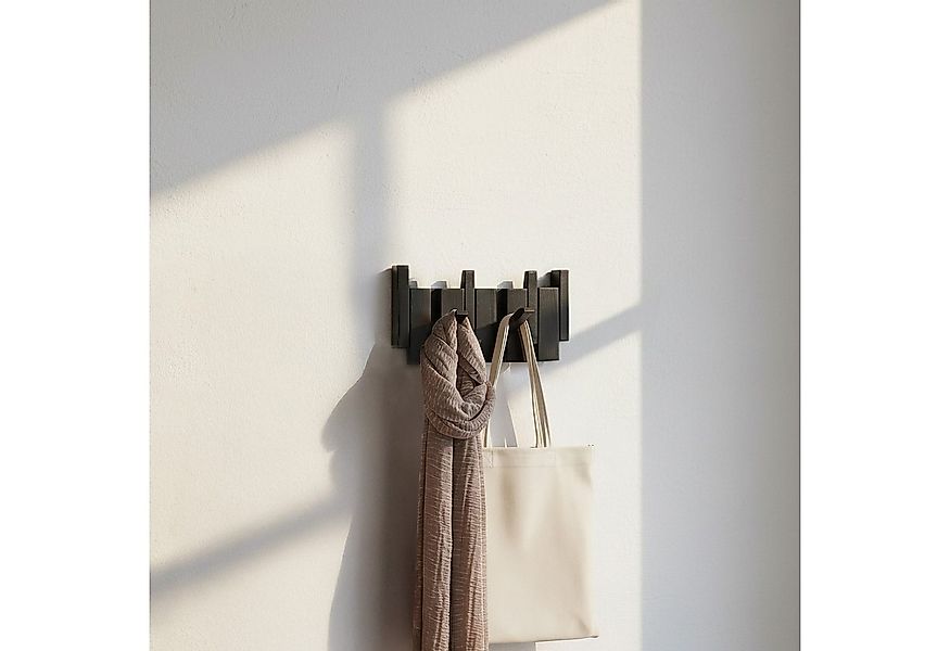 HOME DELUXE Garderobenleiste PORTE - 32cm/56 cm/ 80cm - wählbar, 4 Haken, b günstig online kaufen