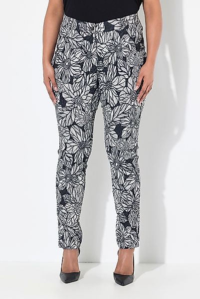 Ulla Popken Funktionshose Hose Sammy Jacquard günstig online kaufen