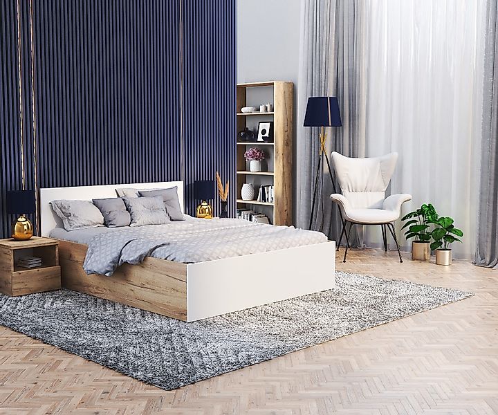 FDM Stauraumbett Bettgestell Bettrahmen Doppelbett 120x200, günstig online kaufen