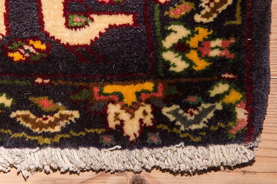 morgenland Wollteppich »Kaschmar Teppich handgeknüpft blau«, rechteckig günstig online kaufen