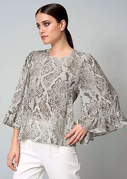 Alba Moda Kurzarmbluse Bluse mit Volant günstig online kaufen
