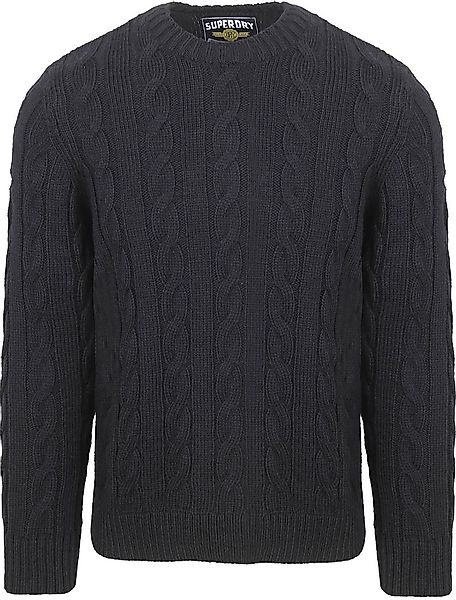Superdry Pullover Jacob Cable Navy - Größe XXL günstig online kaufen