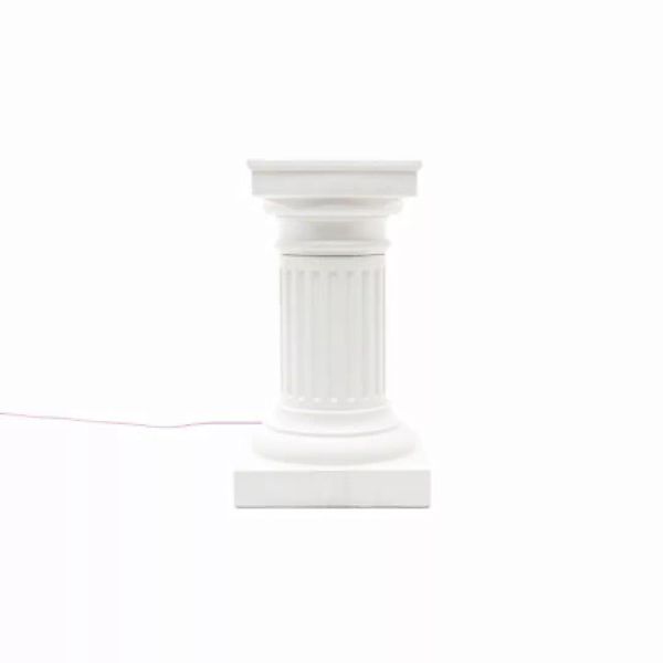 Lampe Las Vegas plastikmaterial weiß / Beistelltisch - 28 x 28 x H 50 cm - günstig online kaufen