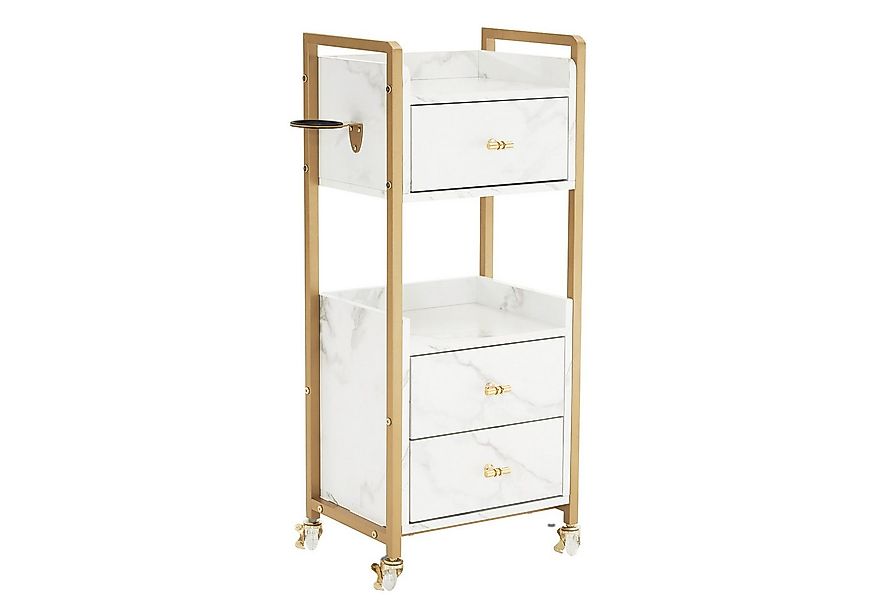 MCombo Servierwagen M MCombo Friseurwagen mit Rollen & 3 Schubladen, Servie günstig online kaufen