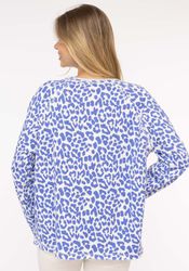 Zwillingsherz Sweater "Leo allover" mit animalischem günstig online kaufen