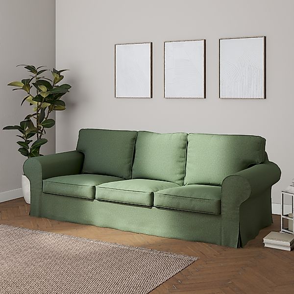 Bezug für Ektorp 3-Sitzer Sofa nicht ausklappbar, grün, Sofabezug für Ektor günstig online kaufen