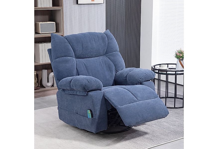 HOMCOM Massagesessel Fernsehsessel, TV-Sessel, 360° drehbar (Ruhesessel, 1- günstig online kaufen