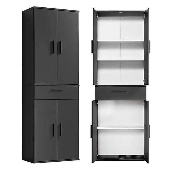 mokebo Mehrzweckschrank Der Praktische (60x180 cm, mit Schublade) Büroschra günstig online kaufen