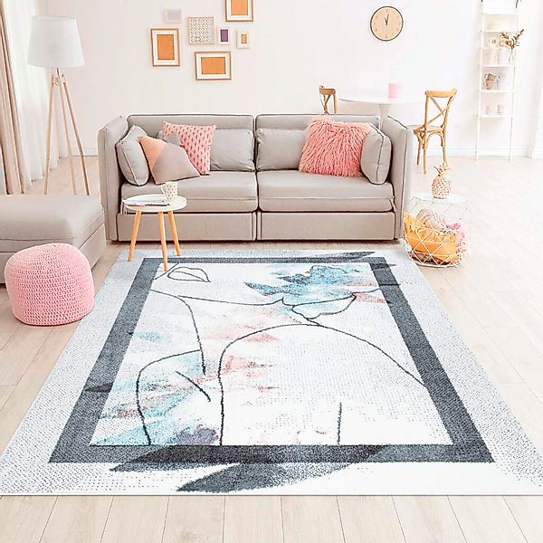 Carpet City Teppich »YOUNG953«, rechteckig, 11 mm Höhe, Moderner Jugend- Ki günstig online kaufen