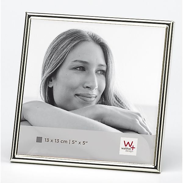 walther design Chloe Portrait Bilderrahmen  13X13 cm  Silber günstig online kaufen