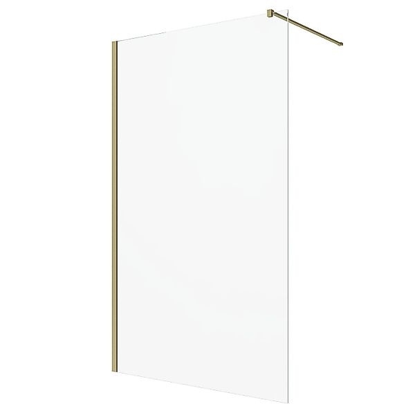 Aquabatos Walk in Duschen 100 x 200 cm Duschwand Klarglas 8 mm NANO ESG Sic günstig online kaufen