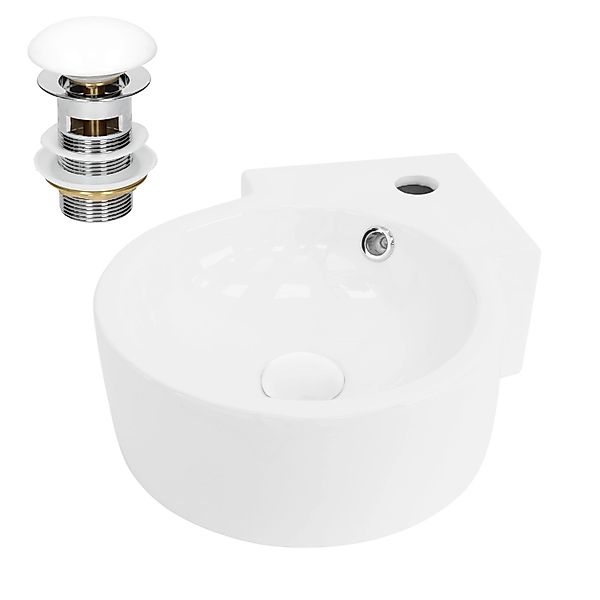 LuxeBath Waschbecken Aufsatzwaschbecken aus Keramik für günstig online kaufen