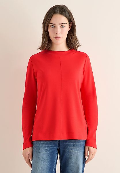 Cecil Langarmshirt in Unifarbe günstig online kaufen