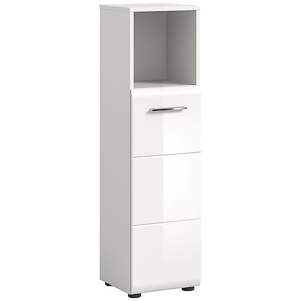 xonox.home Stauraumschrank Weiß Hochglanz Melamin Modern 30x110x30 cm günstig online kaufen