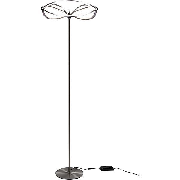 Trio LED Stehleuchte Charivari Nickel matt 1750 mm x 520 mm x 520 mm günstig online kaufen