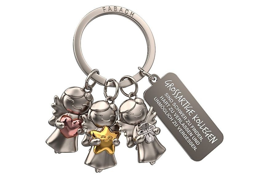 FABACH Schlüsselanhänger Schutzengel "3 Stars" mit Gravur "Großartige Kolle günstig online kaufen