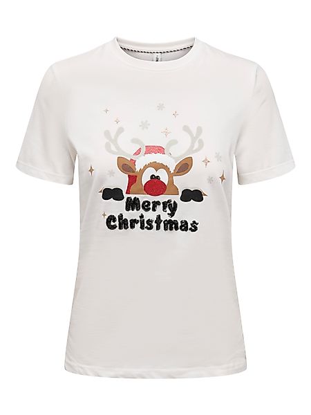 ONLY Rundhalsshirt ONLXMAS YRSA CHRISTMAS REG günstig online kaufen