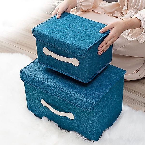 Rosnek Aufbewahrungsbox Faltbar, mit Deckel, für günstig online kaufen