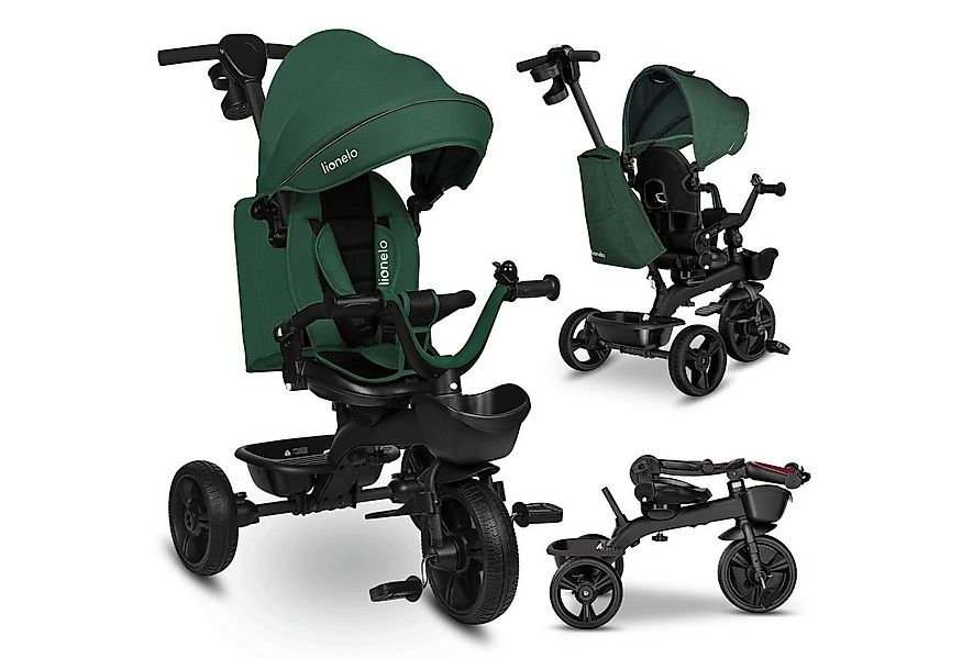 lionelo Dreirad Kori, Drehbarer Sitz  Elternlenkung  Klappbar  bis 25kg günstig online kaufen