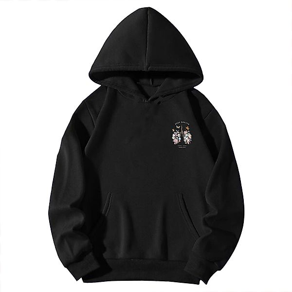 Banco Kapuzensweatshirt Damen "Deep Breath" Blumen günstig online kaufen