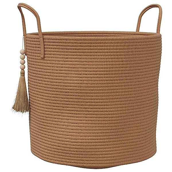 vidaXL Aufbewahrungskorb Aufbewahrungskorb Braun Ø40x35 cm günstig online kaufen