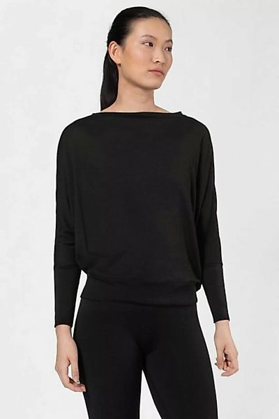 SUPER.NATURAL Langarmshirt für Damen aus Merino W KULA TOP mit leichten Fle günstig online kaufen