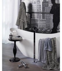 Möve Duschtuch "Brooklyn Fischgrat" mit Zick-Zack-Muster günstig online kaufen