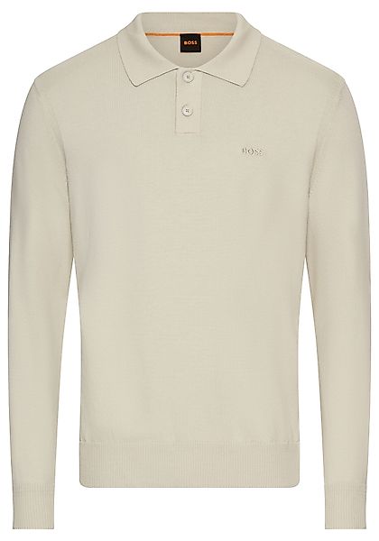 BOSS ORANGE Polokragenpullover Asac mit Logo-Stickerei günstig online kaufen