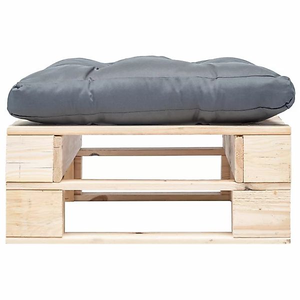 vidaXL Hocker Garten-Palettenhocker mit Kissen in günstig online kaufen