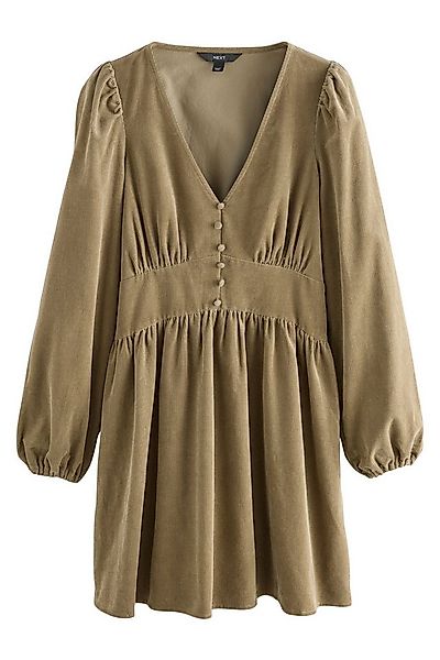 Next Minikleid Langärmeliges Cord-Minikleid, Kurzgröße (1-tlg) günstig online kaufen