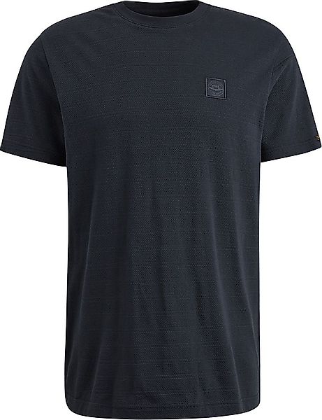 PME Legend T-Shirt Jacquard Stripe Navy - Größe M günstig online kaufen