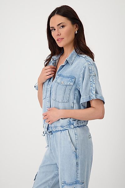 Monari Jeansblazer, mit Tunnelzugbändchen günstig online kaufen