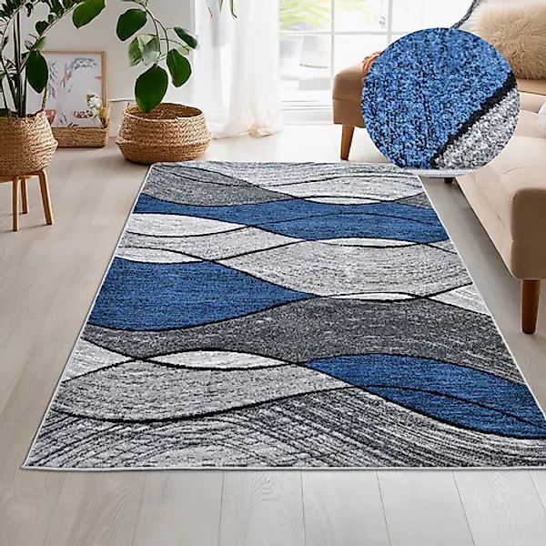 my home Teppich Esmea, rechteckig, Höhe: günstig online kaufen