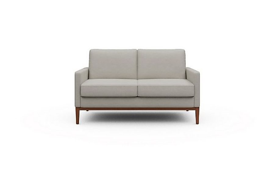 moebelfaktor Sofa Bodo 2-Sitzer, Retro-Design, elegante Linien, stabile Hol günstig online kaufen