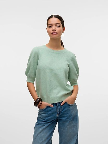 Vero Moda Rundhalspullover "VMDOFFY 2/4 O-NECK PULLOVER GA NOOS" mit kurzen günstig online kaufen