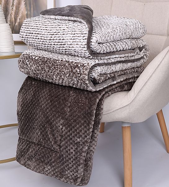 Wohndecke Kuscheldecke XXL MAILAND 150 cm günstig online kaufen