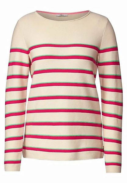 Cecil Sweatshirt Pullover mit Streifenmuster günstig online kaufen