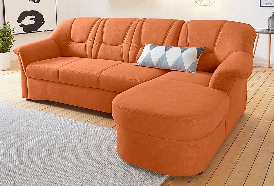 DOMO collection Ecksofa "Sarafina zeitlos und komfortabel, optional mit Fed günstig online kaufen