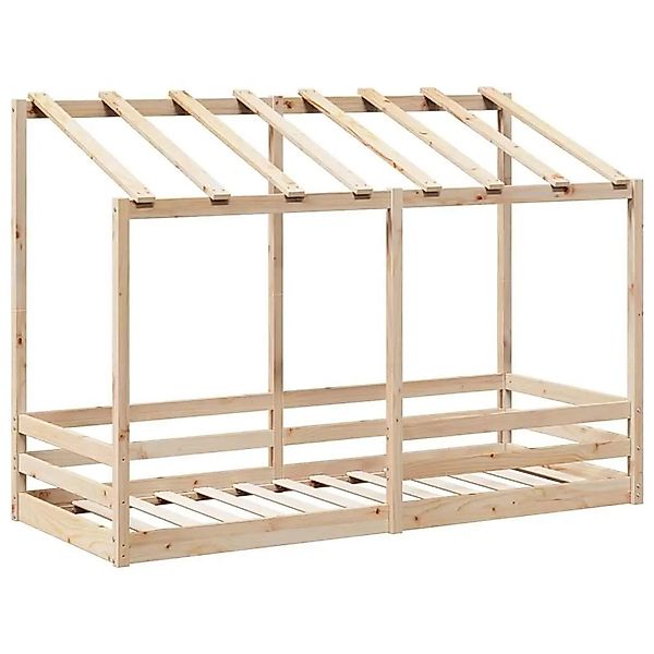 vidaXL Kinderbett mit Dach 90x190 cm Massivholz Kiefer 847006 günstig online kaufen