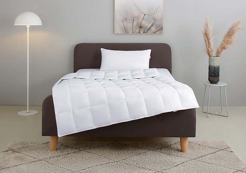 OTTO home Federbettdecke + Kopfkissen "Irah Bettdecke 135x200 cm, 155x220 c günstig online kaufen