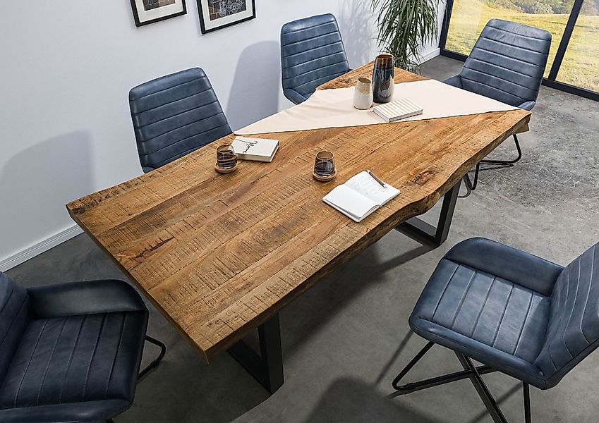 Massivmoebel24 Baumkantentisch FREEFORM (Massivholz, Massivholztisch), Baum günstig online kaufen