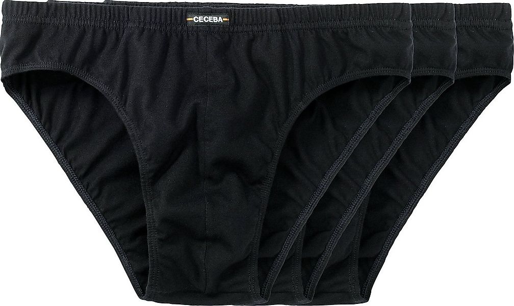 CECEBA Slip Bio Herren-Slip 3er-Pack Single-Jersey Uni günstig online kaufen