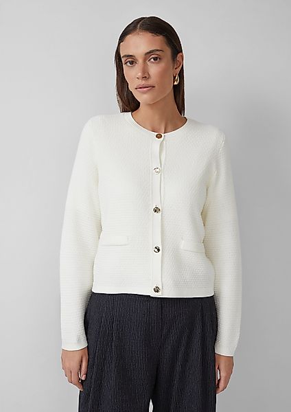 s.Oliver BLACK LABEL Strickjacke Cardigan aus günstig online kaufen